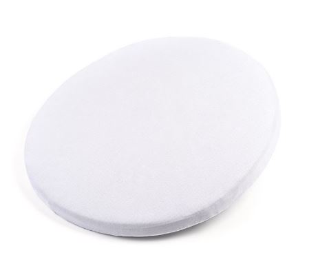 Mušelínová plachta na matrac do postieľky Smart Bed MINI, 60x72 cm - Biela