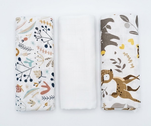 MUŠELÍNOVÉ SUPER MÄKKÉ PLIENKY 60x75 - set 3 kusy